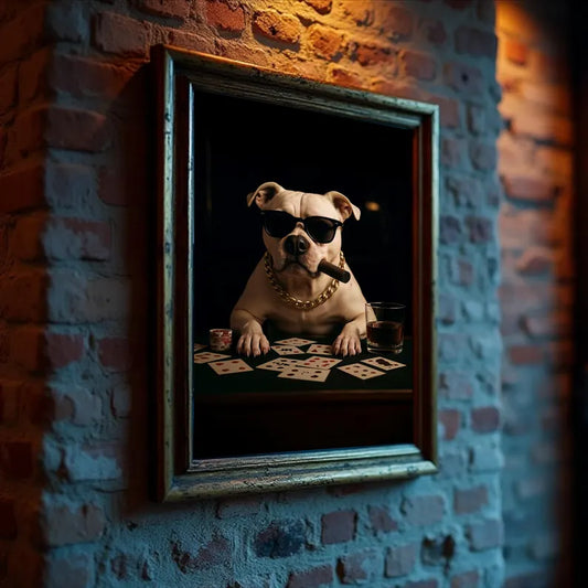 Dogs playing poker Digital File Ready to Print High Definition PDF PNG File Format