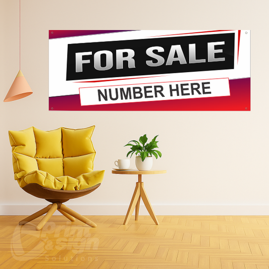 Customized FOR SALE Vinyl Banner