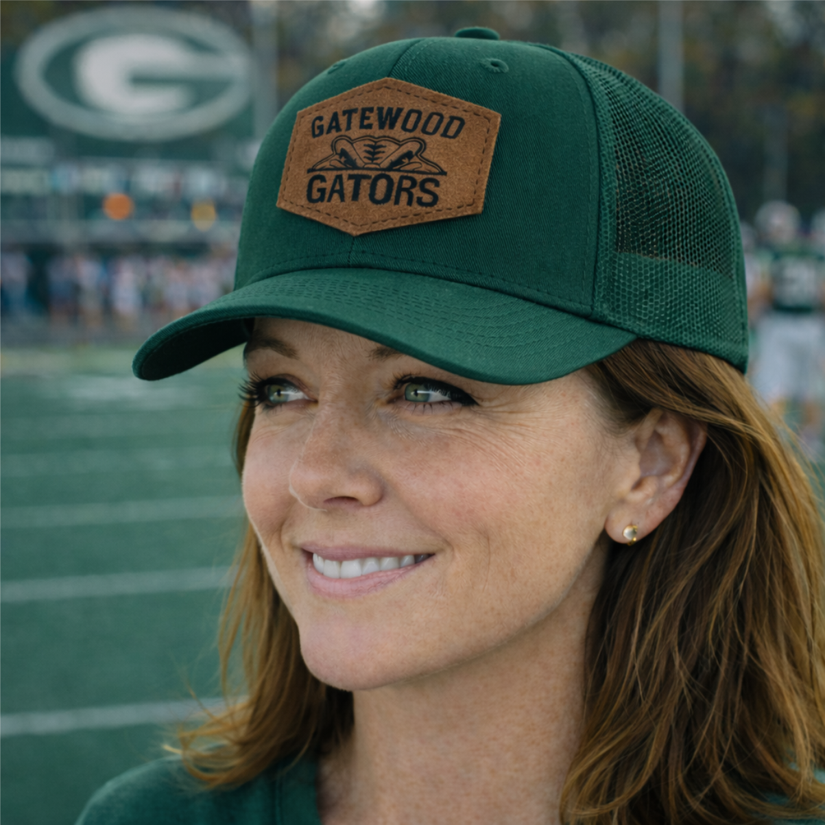 GATEWOOD GATORS RICHARDSON 112 TRUCKER HAT SNAPBACK WITH LEATHER PATCH