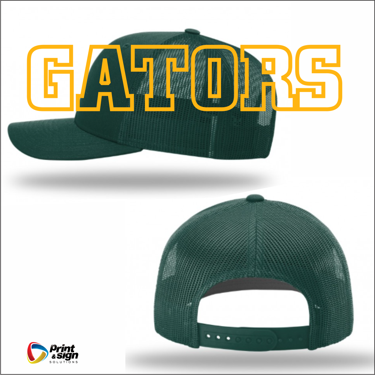 GATEWOOD SWAMP RICHARDSON 112 TRUCKER HAT SNAPBACK WITH LEATHER PATCH
