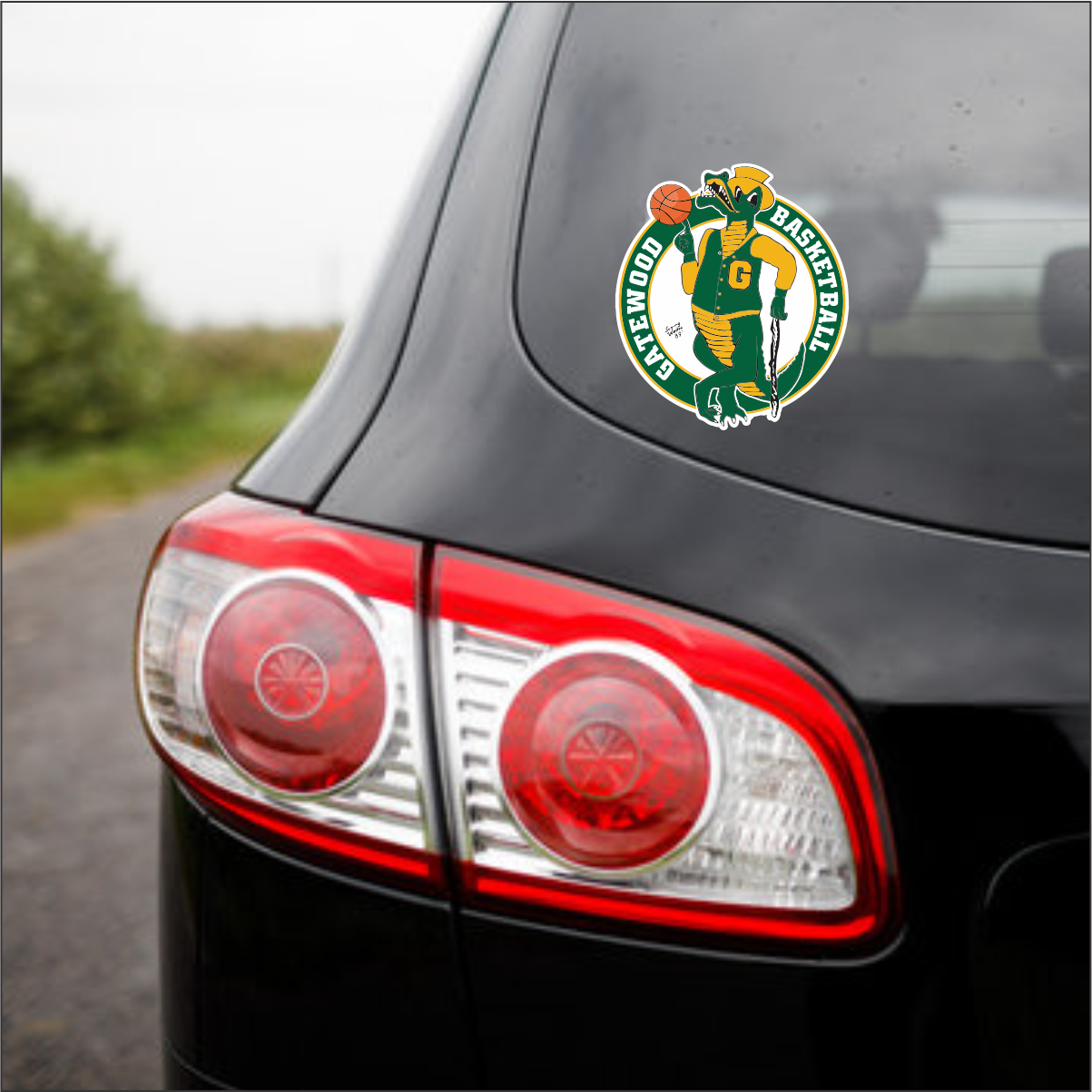Gatewood Basketball | Vinyl Decal Water Proof | 5"x3" | UV Laminated
