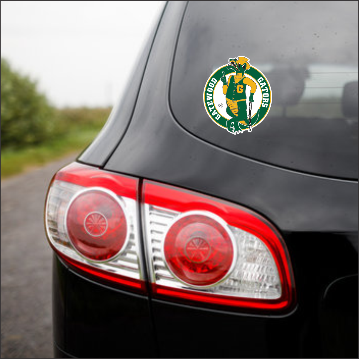 Pimp Gator Gatewood Schools | Vinyl Decal Water Proof | 5"x5.75" | UV Laminated (Copy)