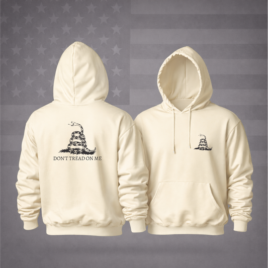 Don't Tread On Me Patriotic Hooded Sweatshirt Hoodie