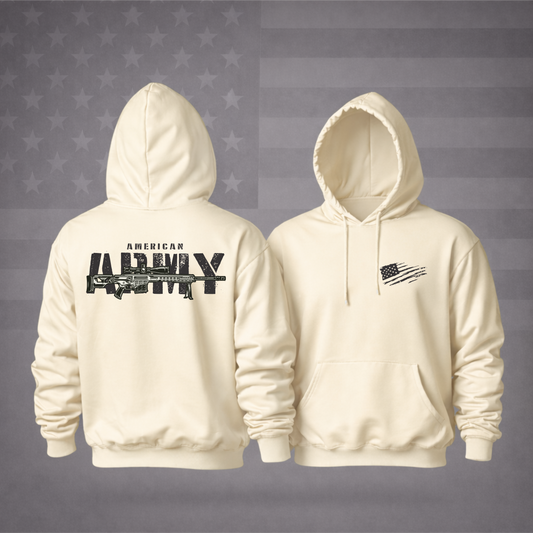 AMERICAN ARMY Military Hooded Sweatshirt – Premium Patriotic Comfort & Style Hoodie