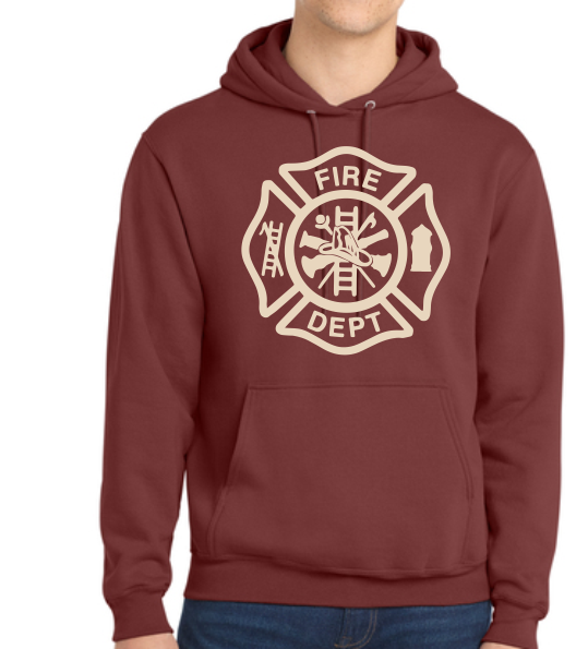 Fire Detp Patriot Hooded Sewatshirt