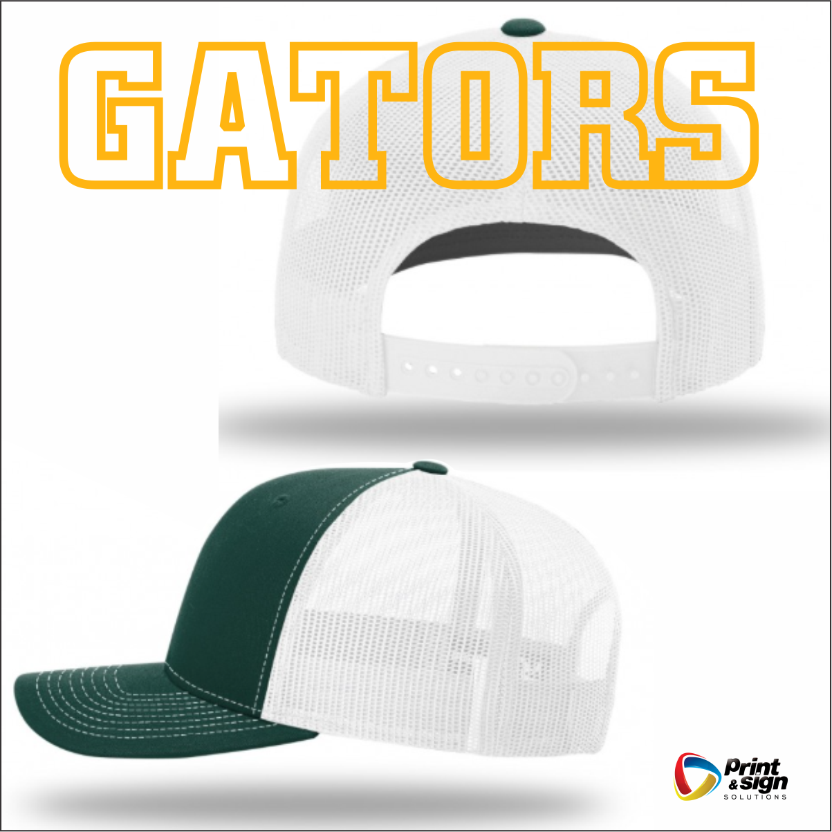 GATEWOOD SWAMP RICHARDSON 112 TRUCKER HAT SNAPBACK WITH LEATHER PATCH
