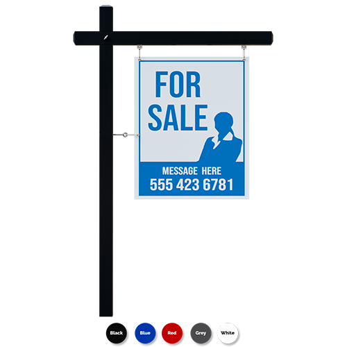 Aluminum Real Estate Post - 2pc Post