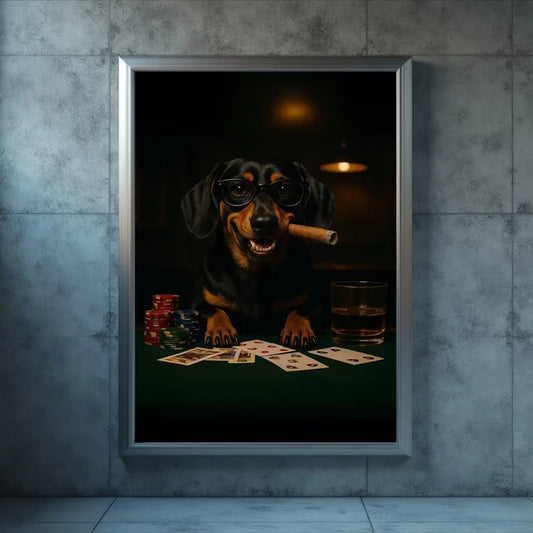 Dogs playing poker Digital File Ready to Print High Definition PDF PNG File Format