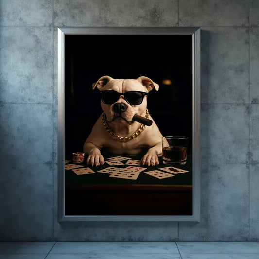 Dogs playing poker Digital File Ready to Print High Definition PDF PNG File Format