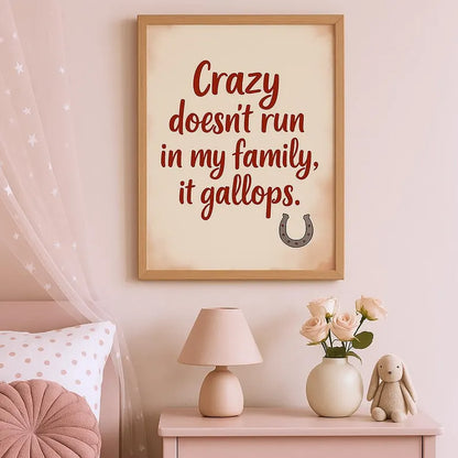 Cowgirl Nursery Digital File Ready to Print High Definition PDF PNG File Format