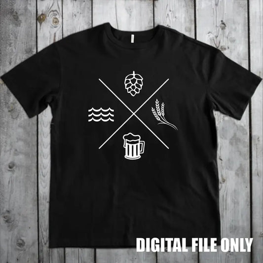 Beer Lovers Digital File Ready to Print High Definition PDF PNG File Format (Copy)