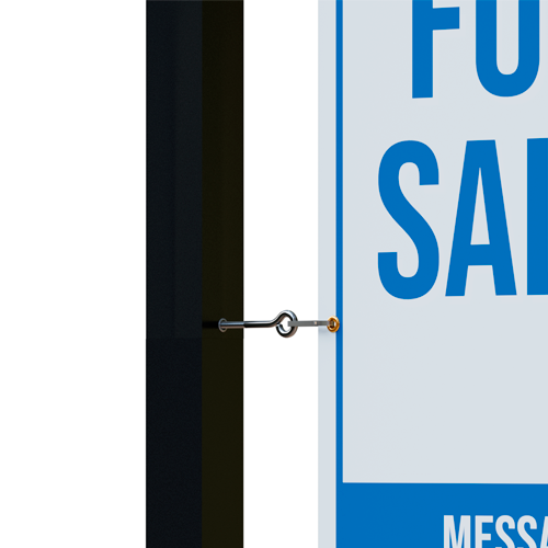 Aluminum Real Estate Post - 2pc Post