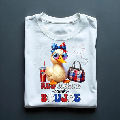 Cute patriotic duck Digital File Direct Download Ready to Print PNG High Definition