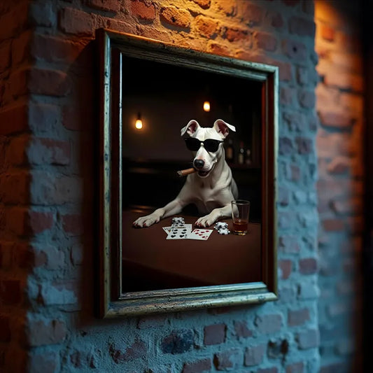 Dogs playing poker Digital File Ready to Print High Definition PDF PNG File Format