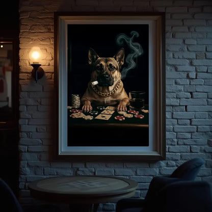 Dogs playing poker Digital File Ready to Print High Definition PDF PNG File Format