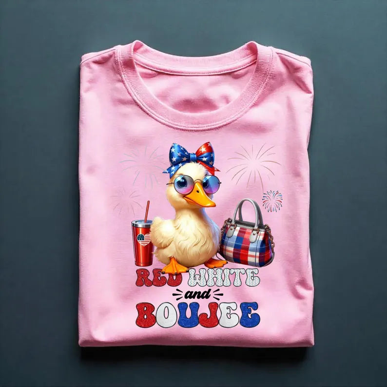 Cute patriotic duck Digital File Direct Download Ready to Print PNG High Definition