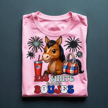 Cute Patriotic Horse Digital File Direct Download Ready to Print PNG High Definition