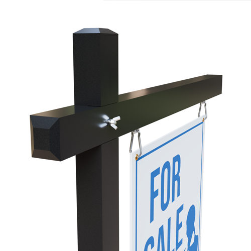 Aluminum Real Estate Post - 2pc Post