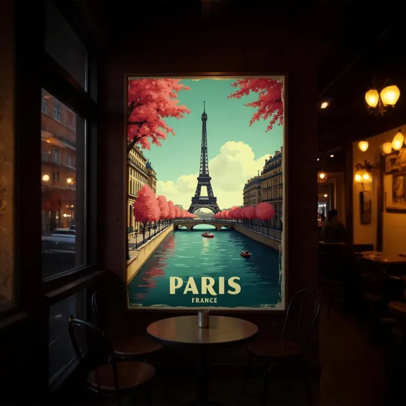 Trip in Paris Digital File Ready to Print High Definition PDF PNG File Format