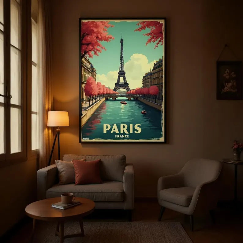 Trip in Paris Digital File Ready to Print High Definition PDF PNG File Format