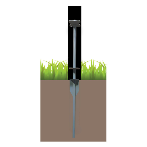 Aluminum Real Estate Post - 2pc Post