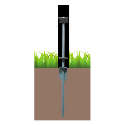 Aluminum Real Estate Post - 2pc Post