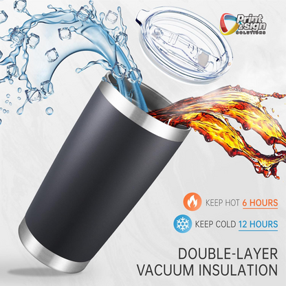 Laser Engraved Veteran Tumbler