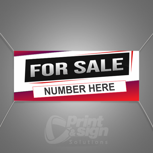 Customized FOR SALE Vinyl Banner