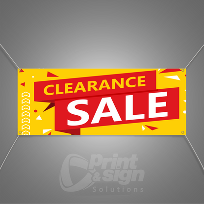 Clearance SALE - Vinyl Banners
