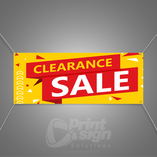 Clearance SALE - Vinyl Banners