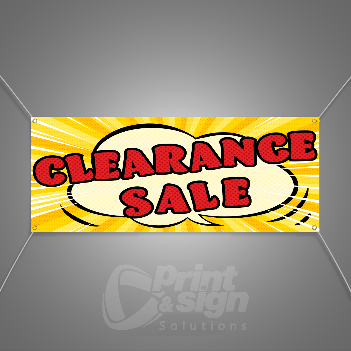 Clearance SALE - Vinyl Banner