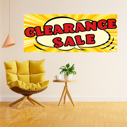 Clearance SALE - Vinyl Banner