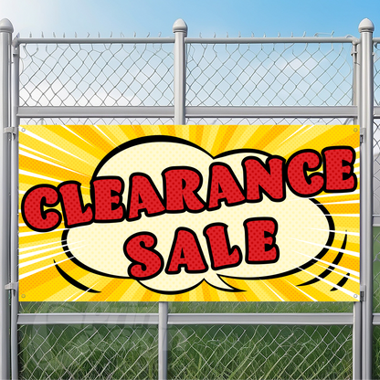 Clearance SALE - Vinyl Banner