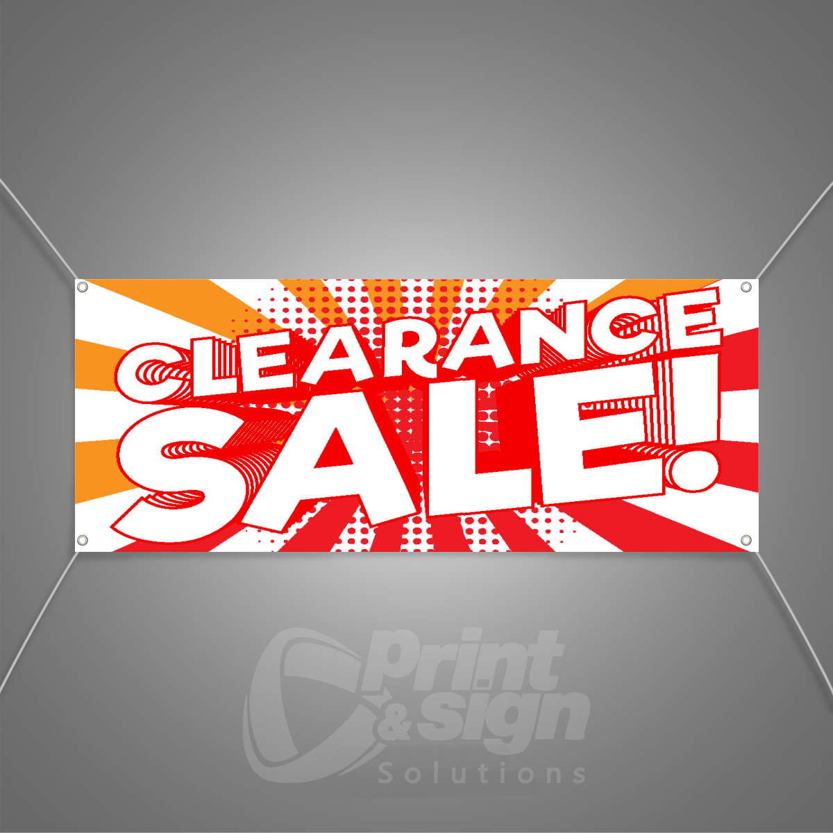 Clearance SALE - Vinyl Banner