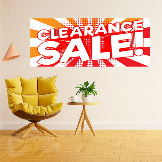 Clearance SALE - Vinyl Banner