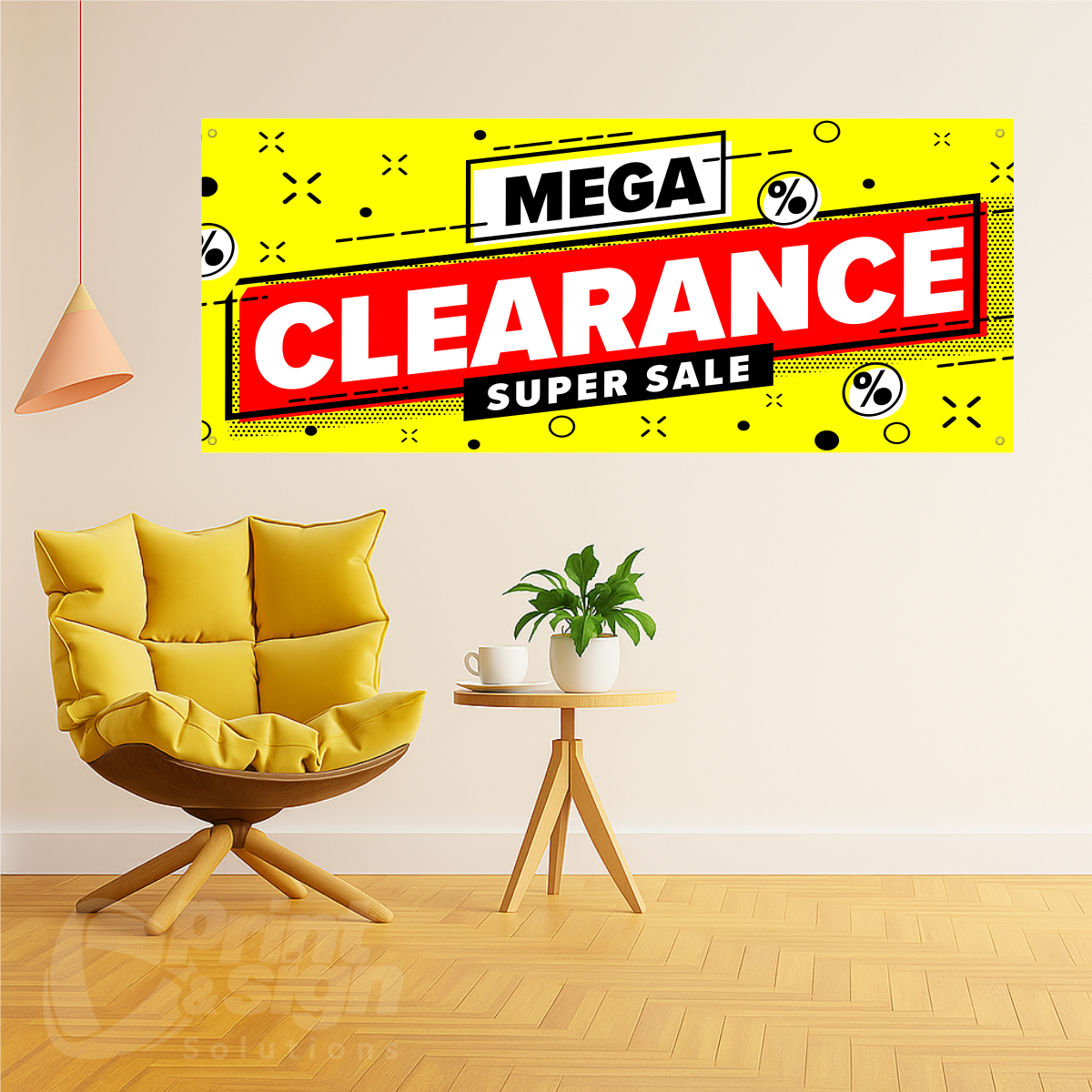 MEGA CLEARANCE SUPER SALE - Vinyl Banner