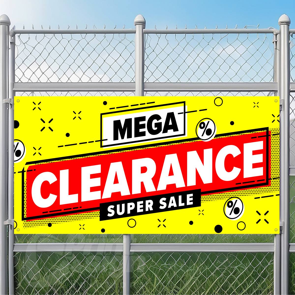 MEGA CLEARANCE SUPER SALE - Vinyl Banner