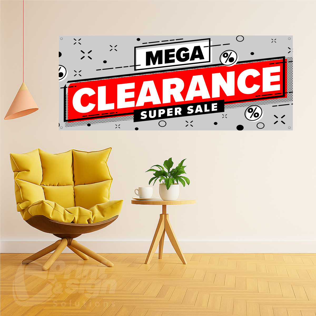 MEGA CLEARANCE SUPER SALE - Vinyl Banner