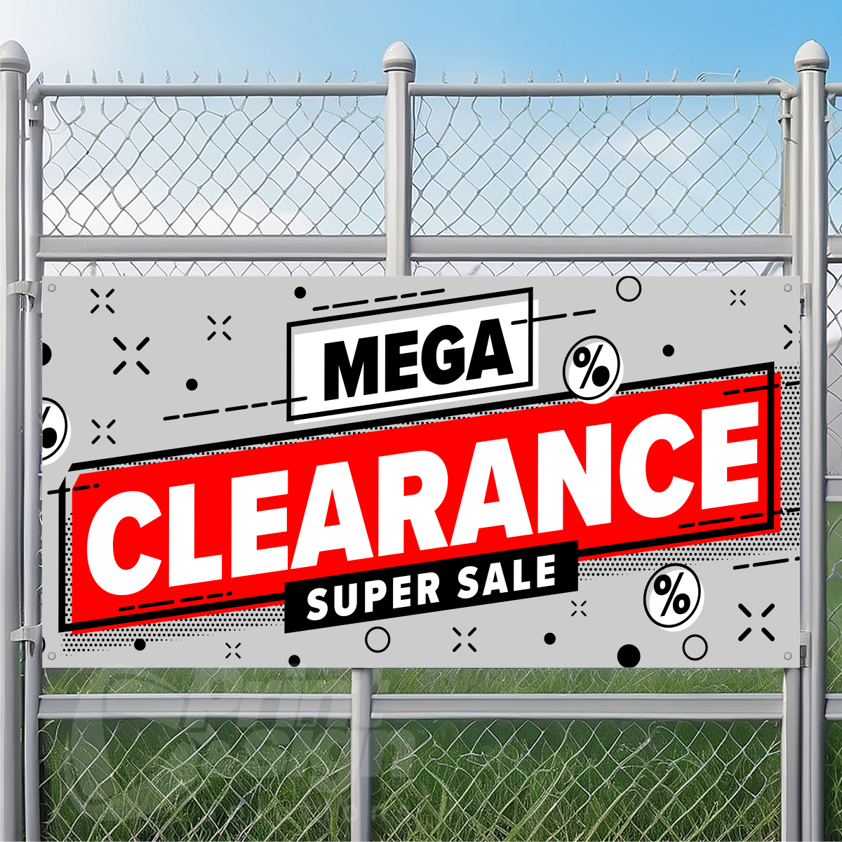 MEGA CLEARANCE SUPER SALE - Vinyl Banner