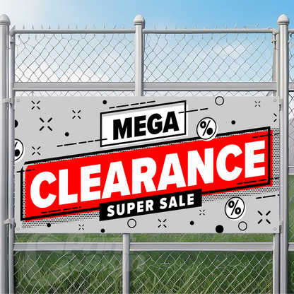MEGA CLEARANCE SUPER SALE - Vinyl Banner