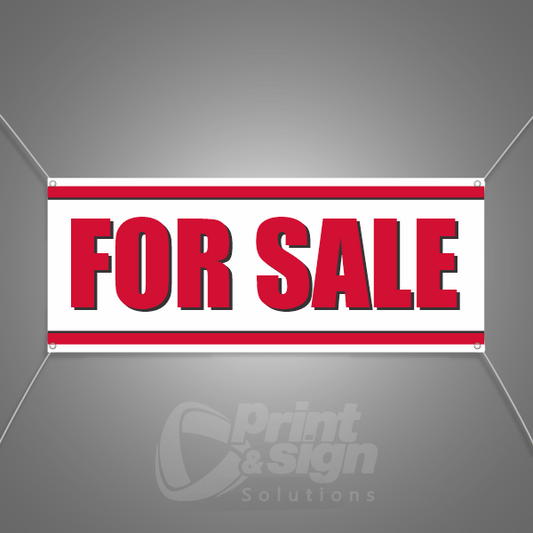 FOR SALE - Vinyl Banner