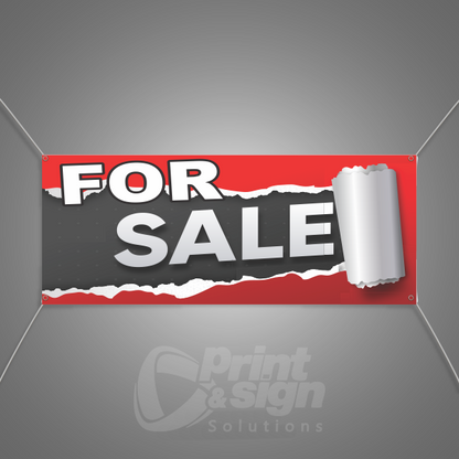 FOR SALE - Vinyl Banner