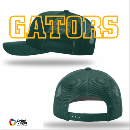 GATEWOOD SCHOOLS RICHARDSON 112 TRUCKER HAT SNAPBACK WITH LEATHER PATCH