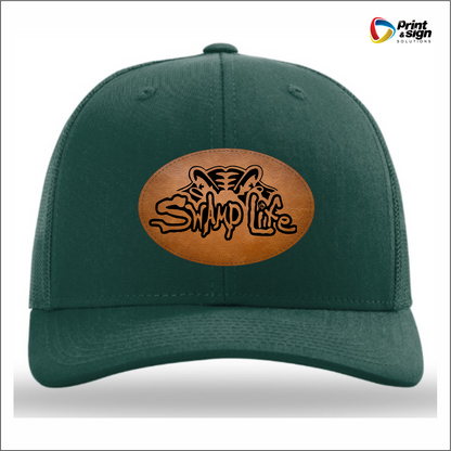 GATEWOOD SWAMP RICHARDSON 112 TRUCKER HAT SNAPBACK WITH LEATHER PATCH
