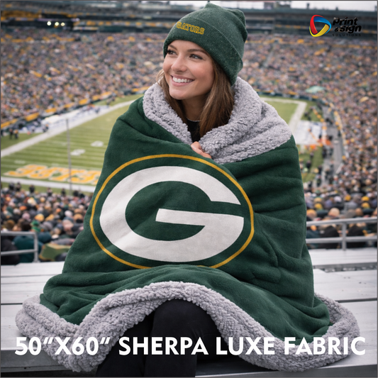 Gatewood Schools Blankets | 50”X60” SHERPA LUXE FABRIC