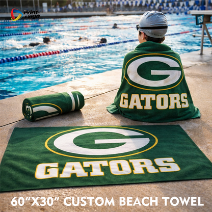 Gatewood Gators | 60”X30” CUSTOM BEACH TOWEL