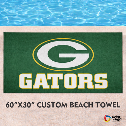 Gatewood Gators | 60”X30” CUSTOM BEACH TOWEL