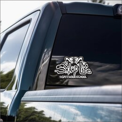 Gatewood Swamp Life | Vinyl Decal Water Proof | 5"x3" | UV Laminated