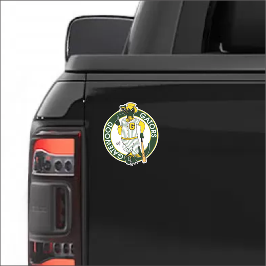 Gatewood Gator | Vinyl Decal Water Proof | 5"x5.75" | UV Laminated
