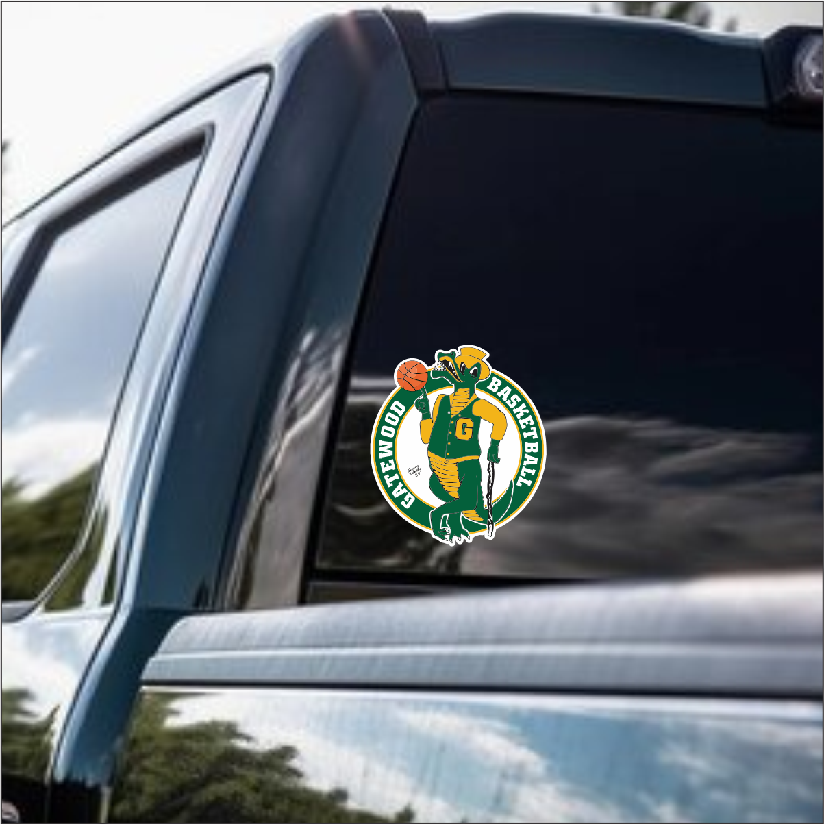Gatewood Basketball | Vinyl Decal Water Proof | 5"x3" | UV Laminated